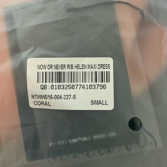 NWT Civil Regime No Tomorrow Dress Womens Dusty Rose Racerback Maxi Bodycon Sz S - Picture 8 of 14